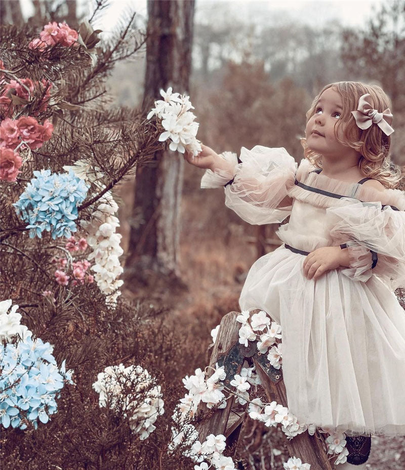 Blossom Puff Sleeve Gown