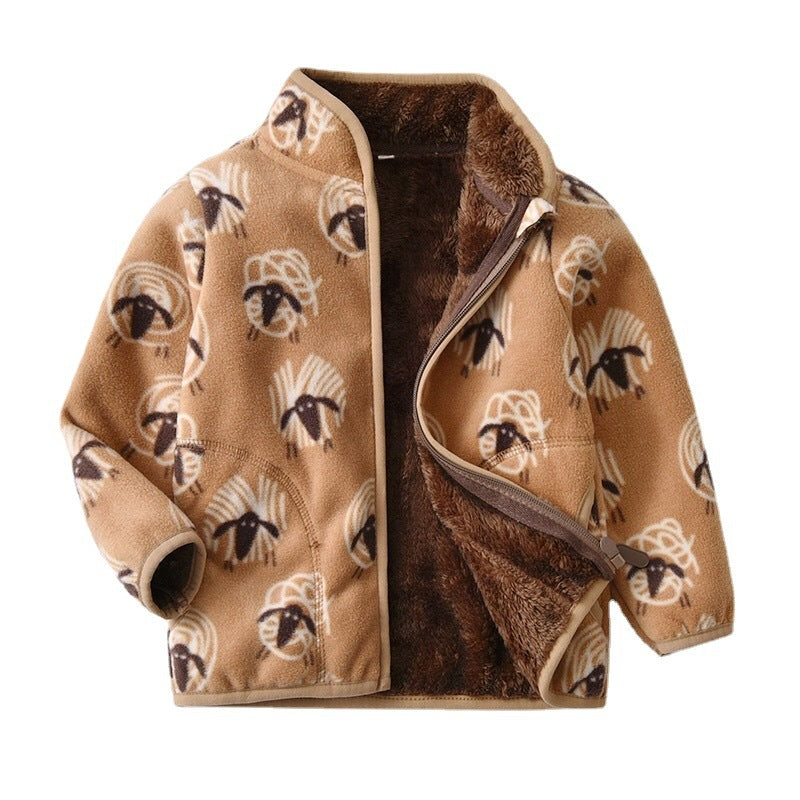 Lamb-Fleece Toddler Jacket