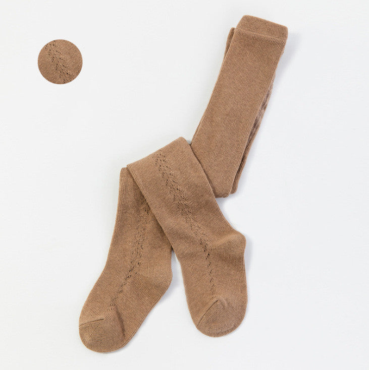 Cotton Lattice Baby Tights