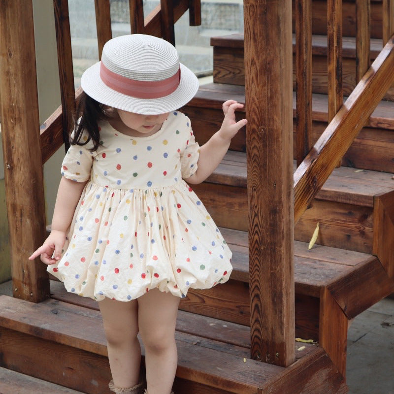 Polka-Dot Sunshine Toddler Suit