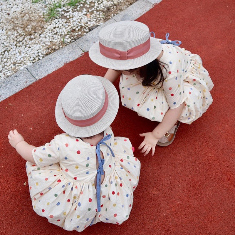 Polka-Dot Sunshine Toddler Suit