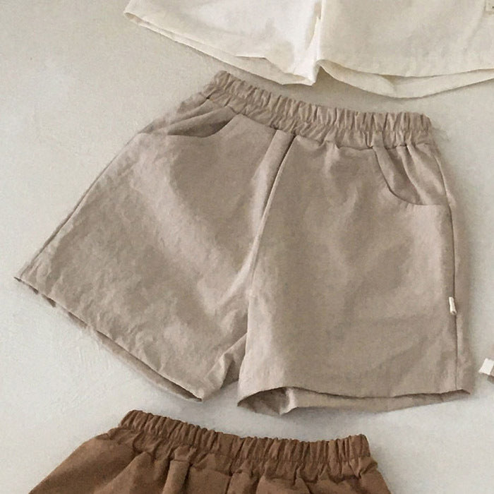 Cotton Linen Baby Shorts