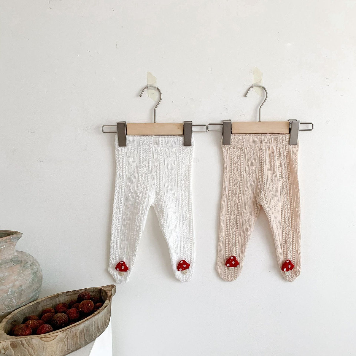 Mushroom Knit Pantyhose