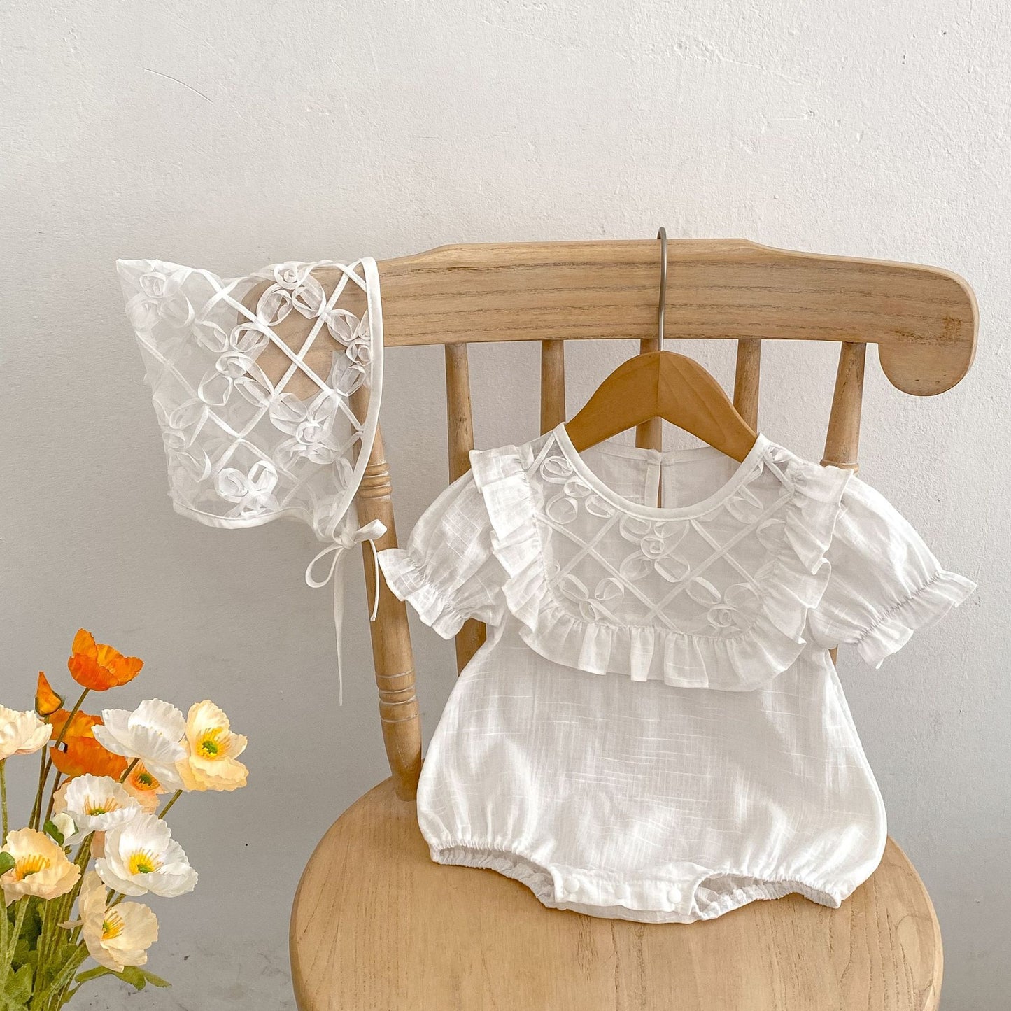 Cotton Puff Jumpsuit Set