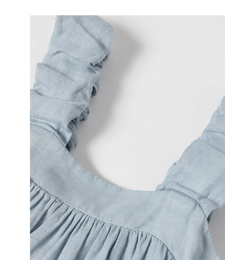 Flax Blossom Strap Dress