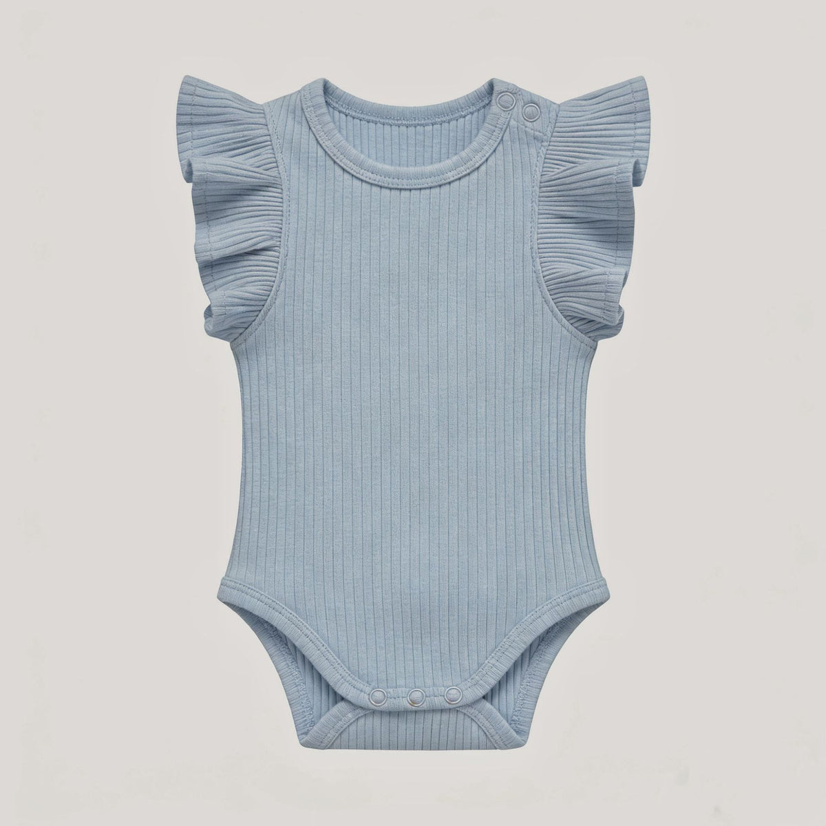 Ribbed Knit Newborn Romper