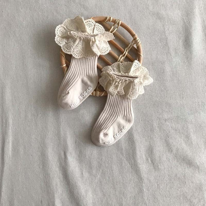 Lace Meadow Baby Socks