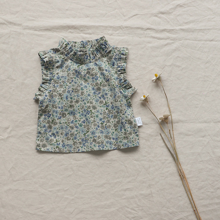 Floral Meadow Vest T-shirt
