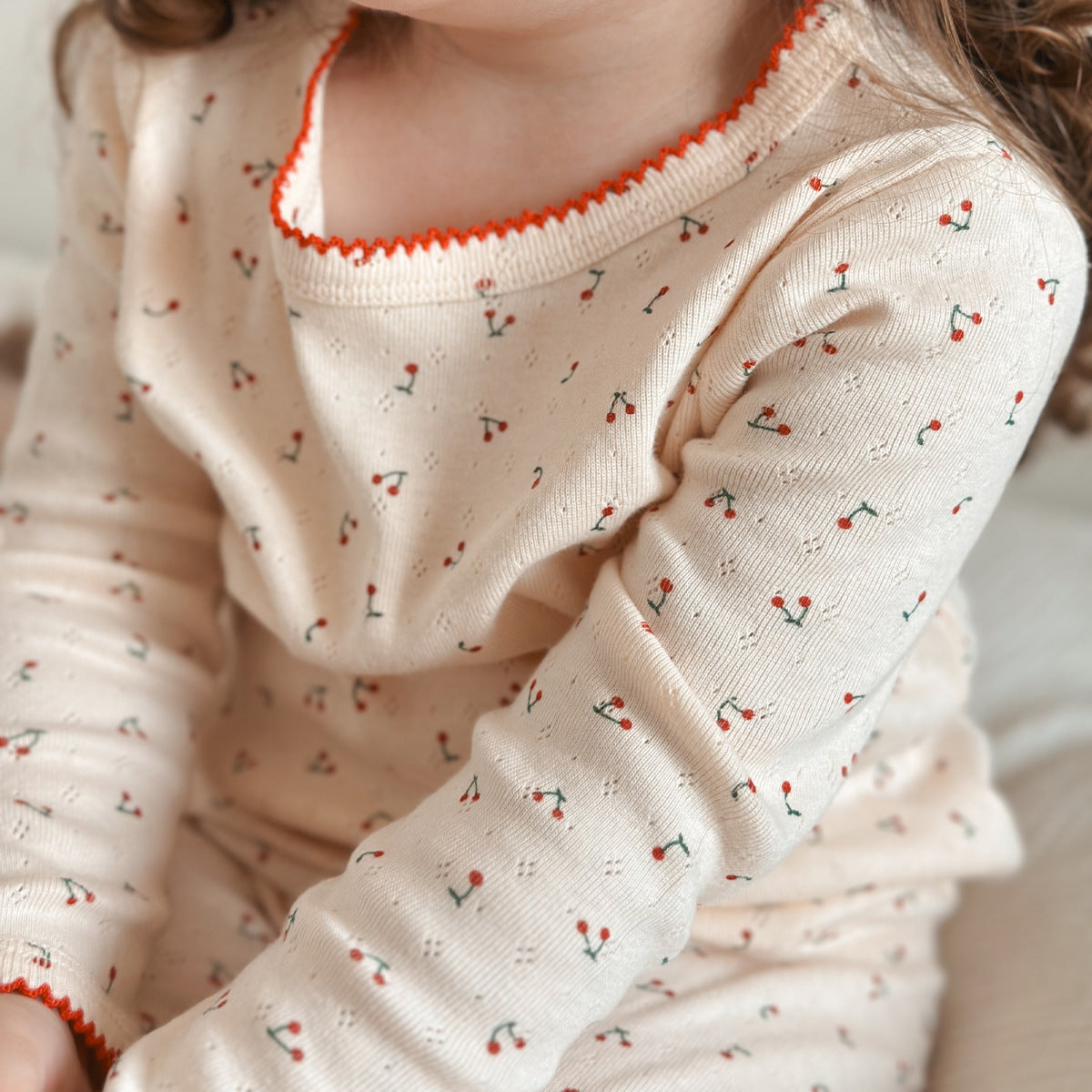 Cherry Orchard Pointelle Pajamas