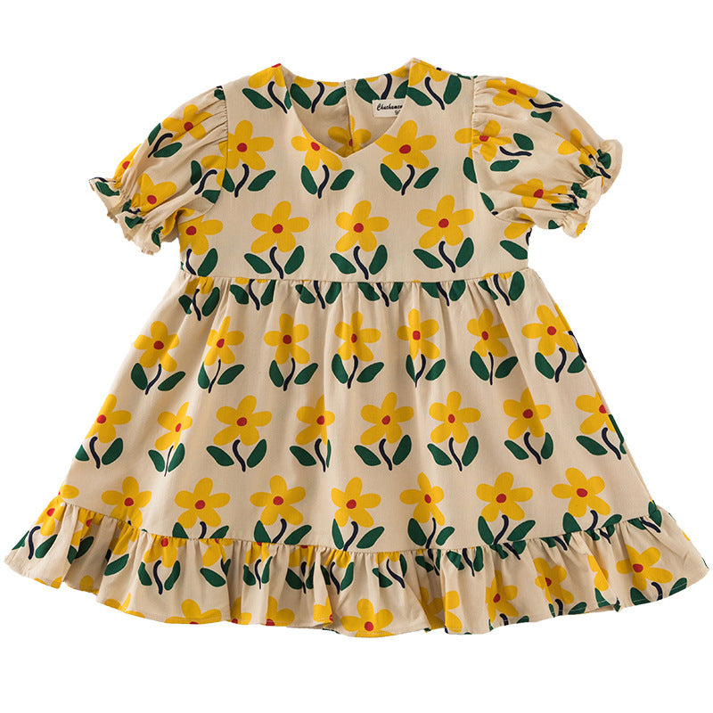 Blossom Ruffle Flower Dress