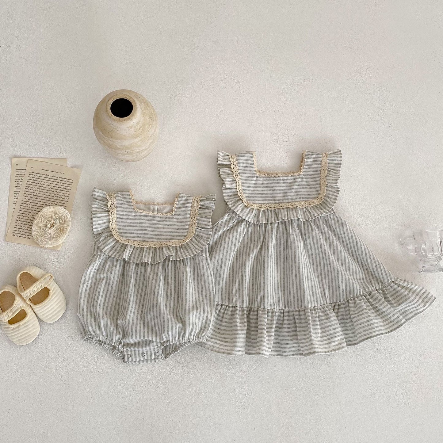 Cottage Bloom Baby Romper