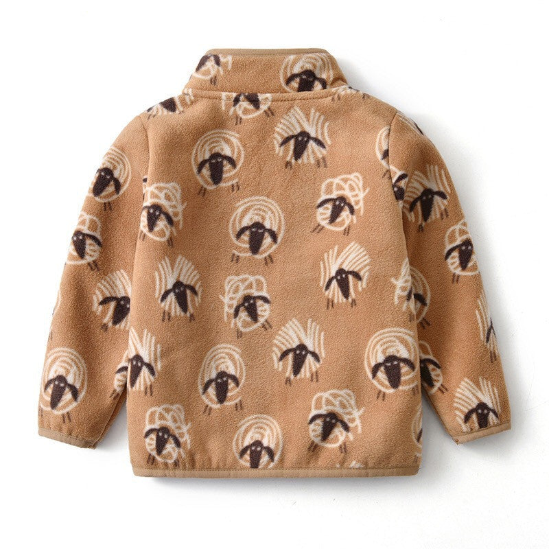 Lamb-Fleece Toddler Jacket
