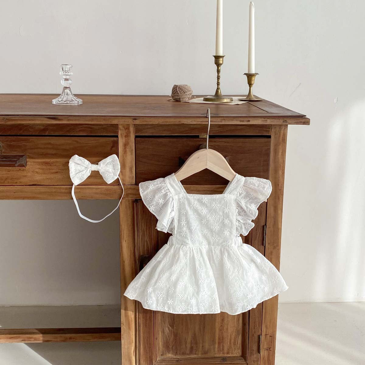 Flounced Lace Princess Jumpsuit