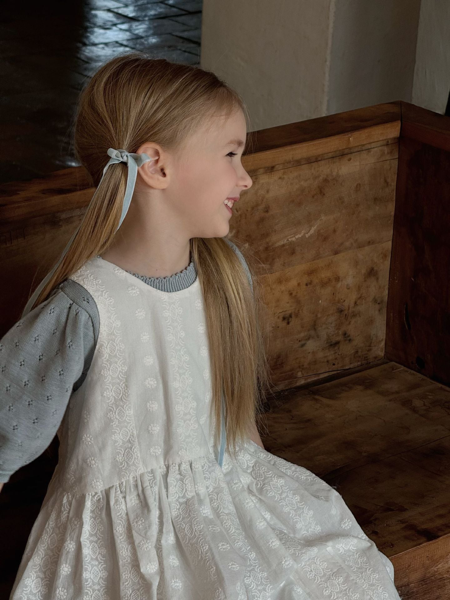 Cotton Embroidery Vintage Dress