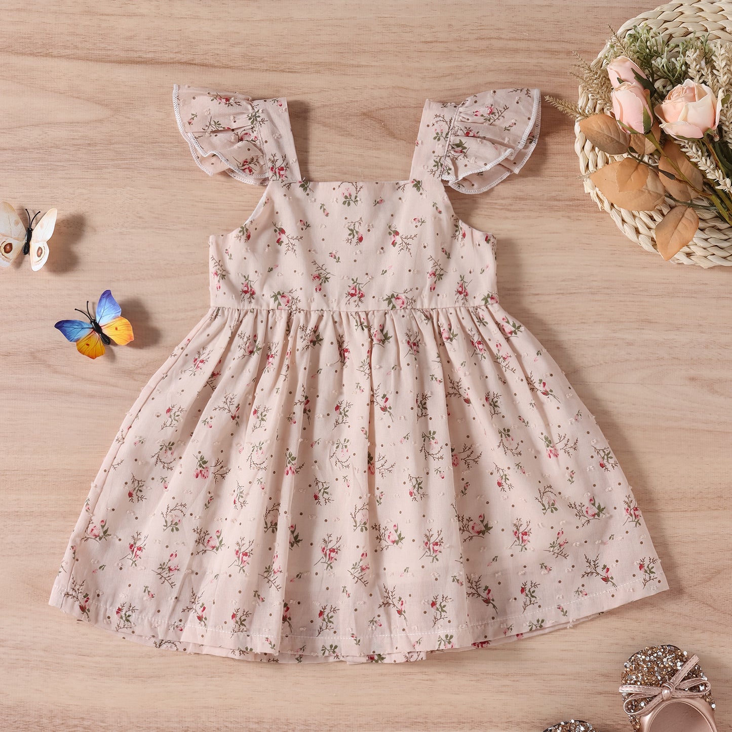 Petal Drift Slip Dress