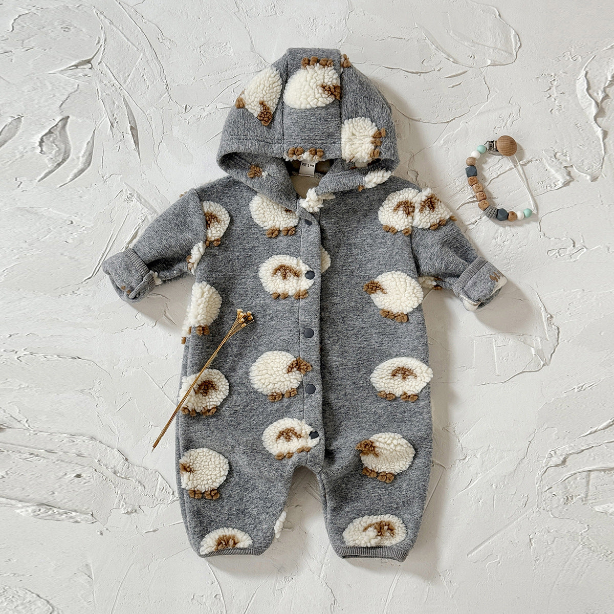Little Lamb Fleece Romper