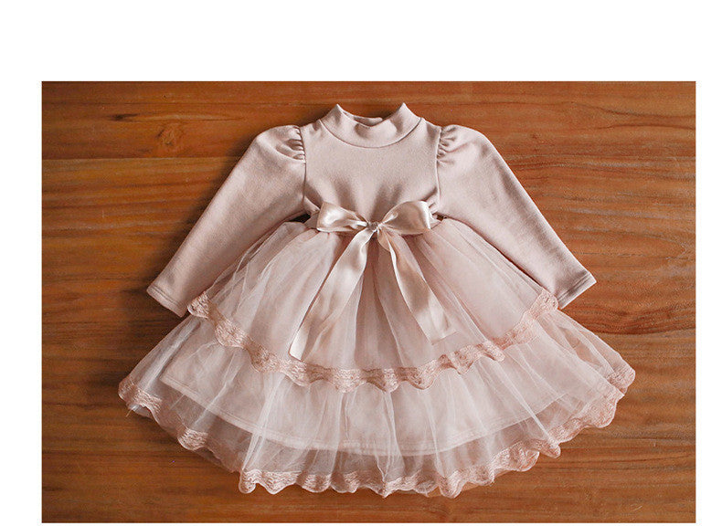 Velvet Bow Princess Dress
