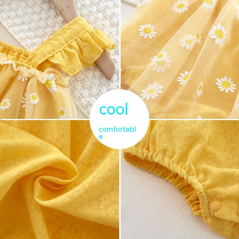 Daisy Meadow Romper Set