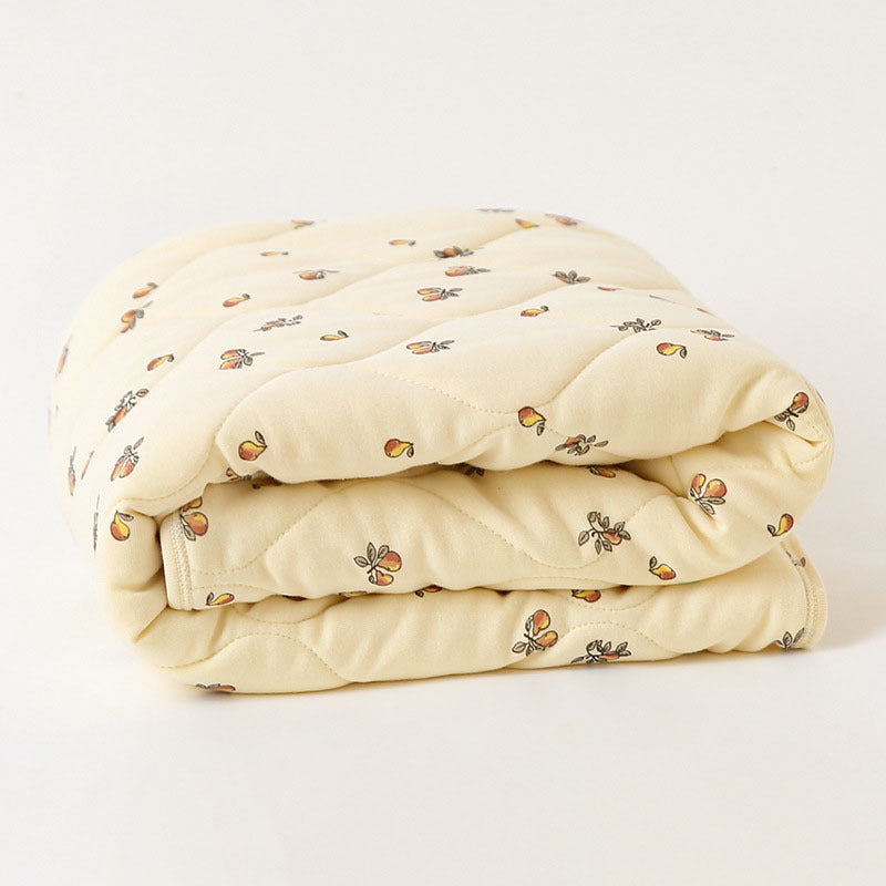 Foliage & Fruits Quilt Newborn Blanket