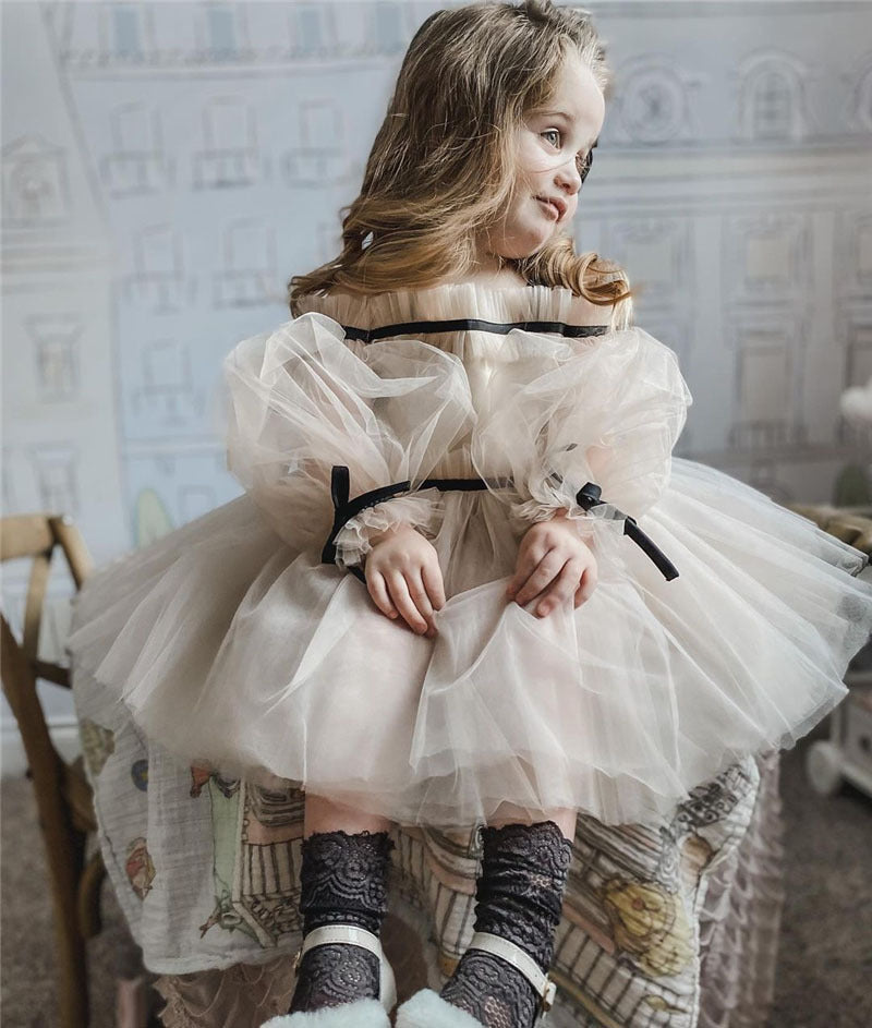 Blossom Puff Sleeve Gown