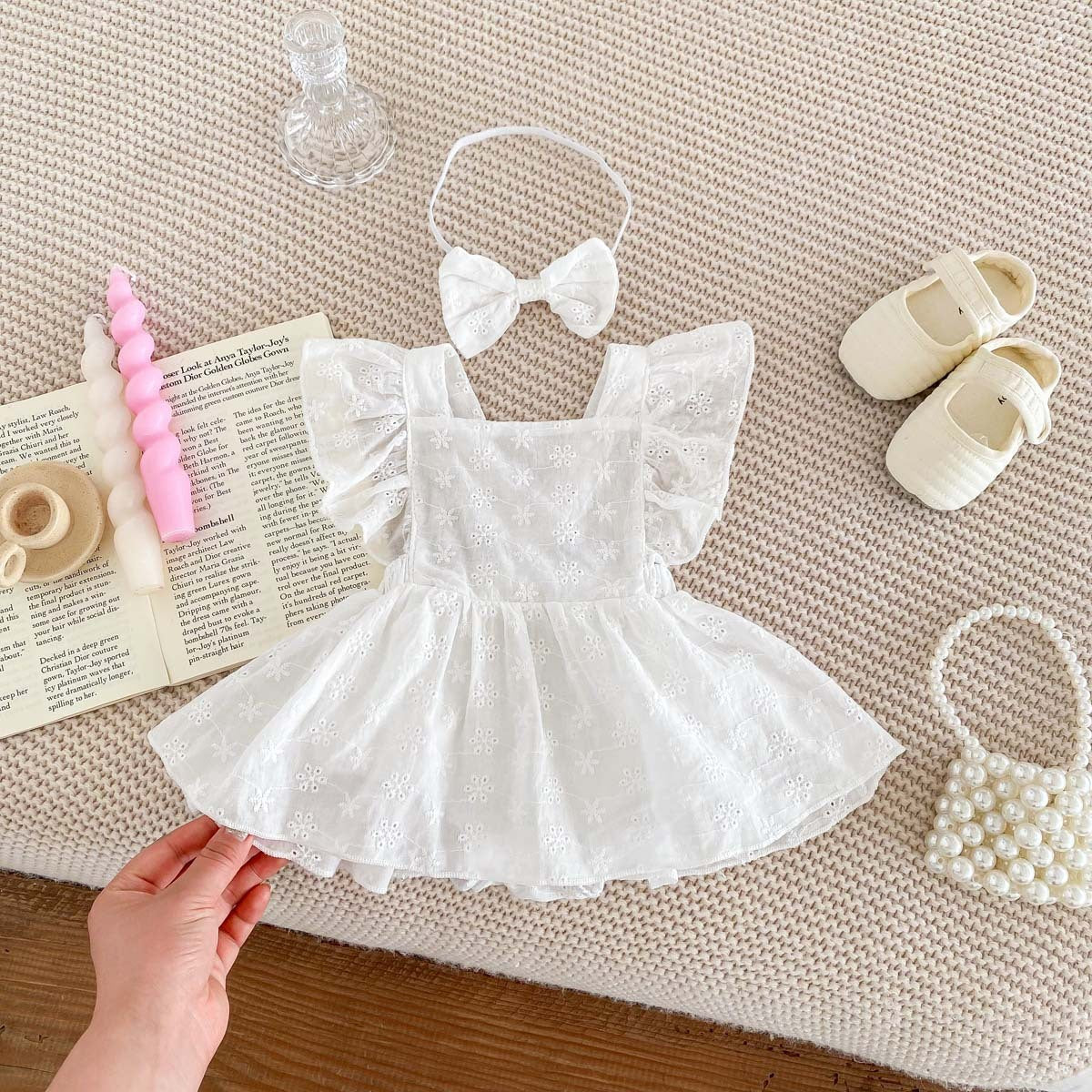 Flounced Lace Princess Jumpsuit