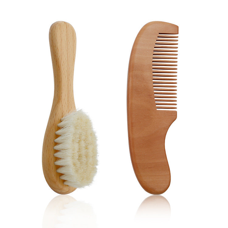 Pear Wood Baby Grooming Set