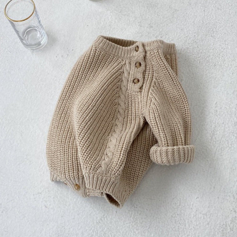 Knitted Triangle Jumpsuit Romper