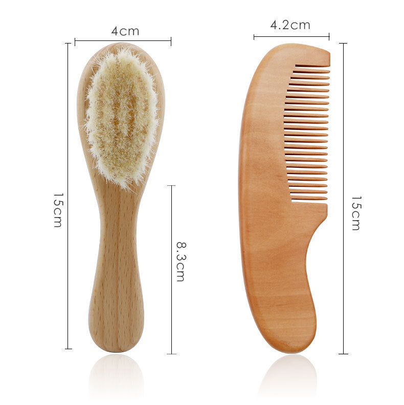 Pear Wood Baby Grooming Set