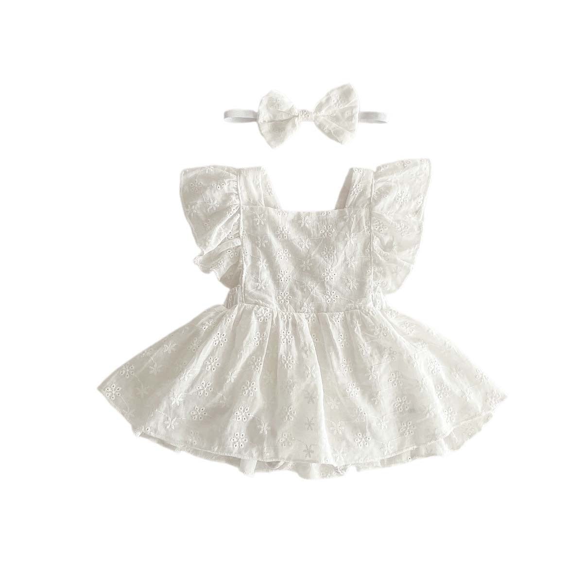 Flounced Lace Princess Jumpsuit