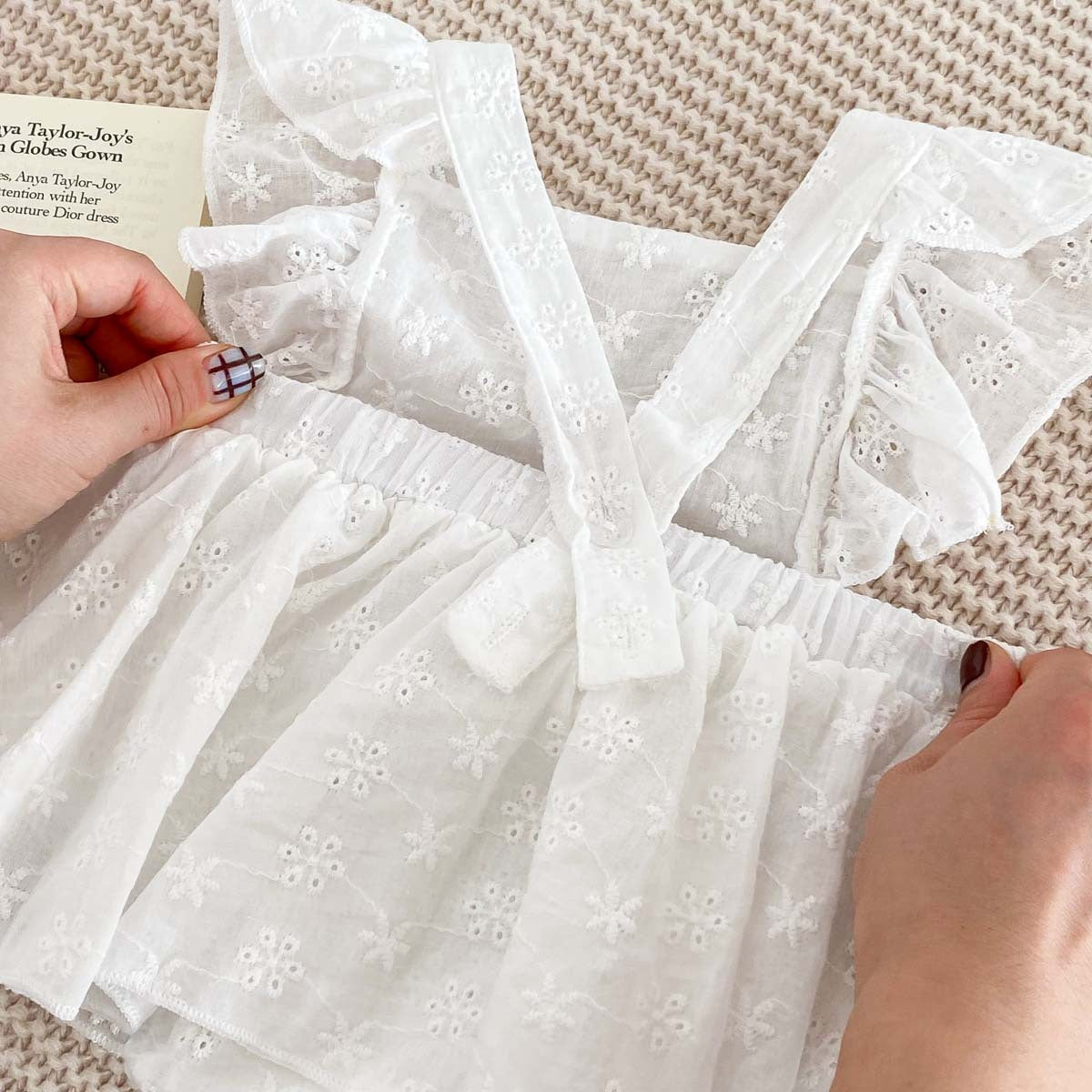 Flounced Lace Princess Jumpsuit