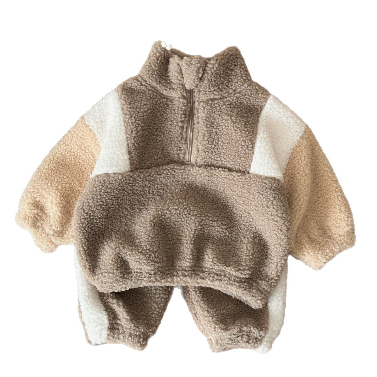 Lambswool Half-Zip Set
