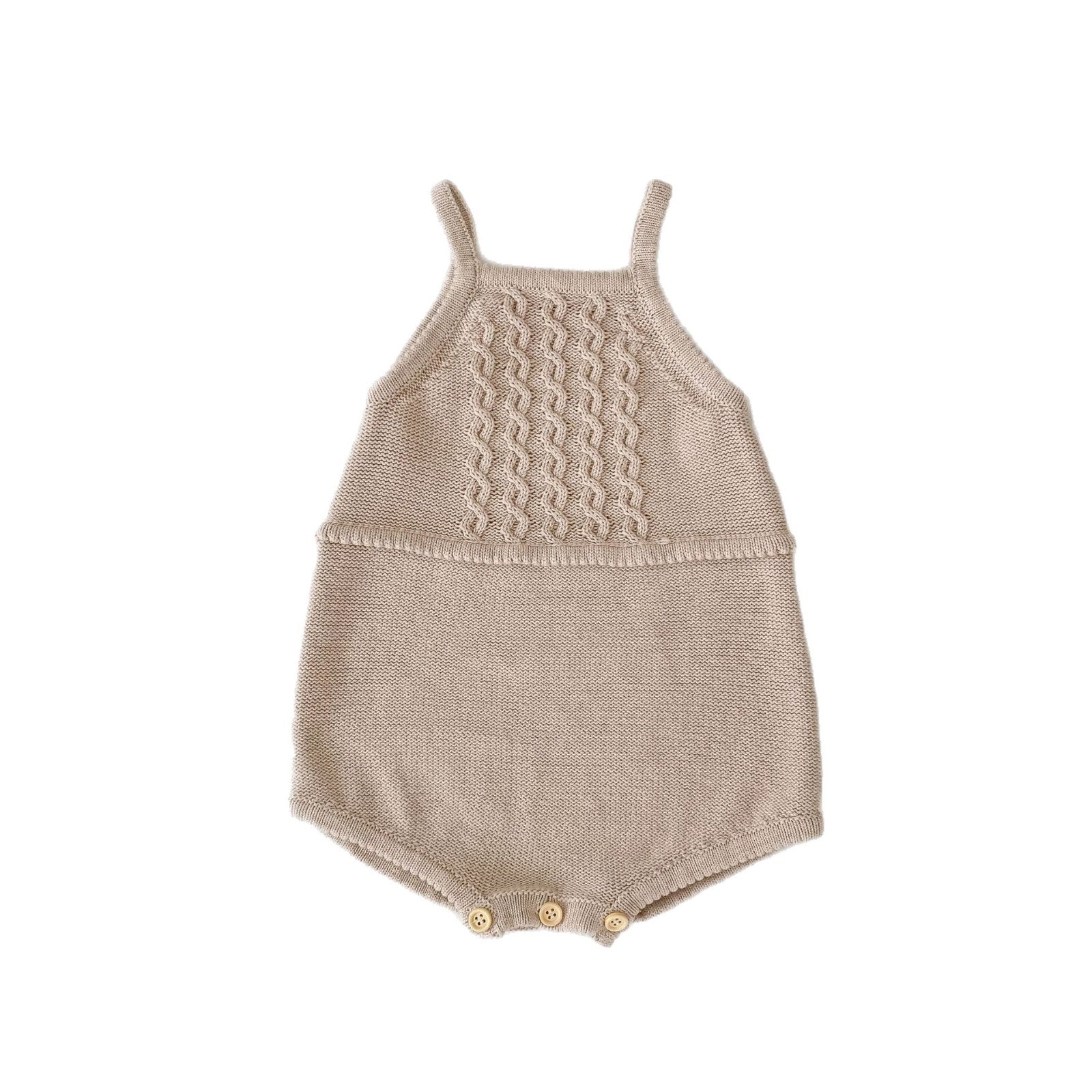 Acorn Cable Romper detail