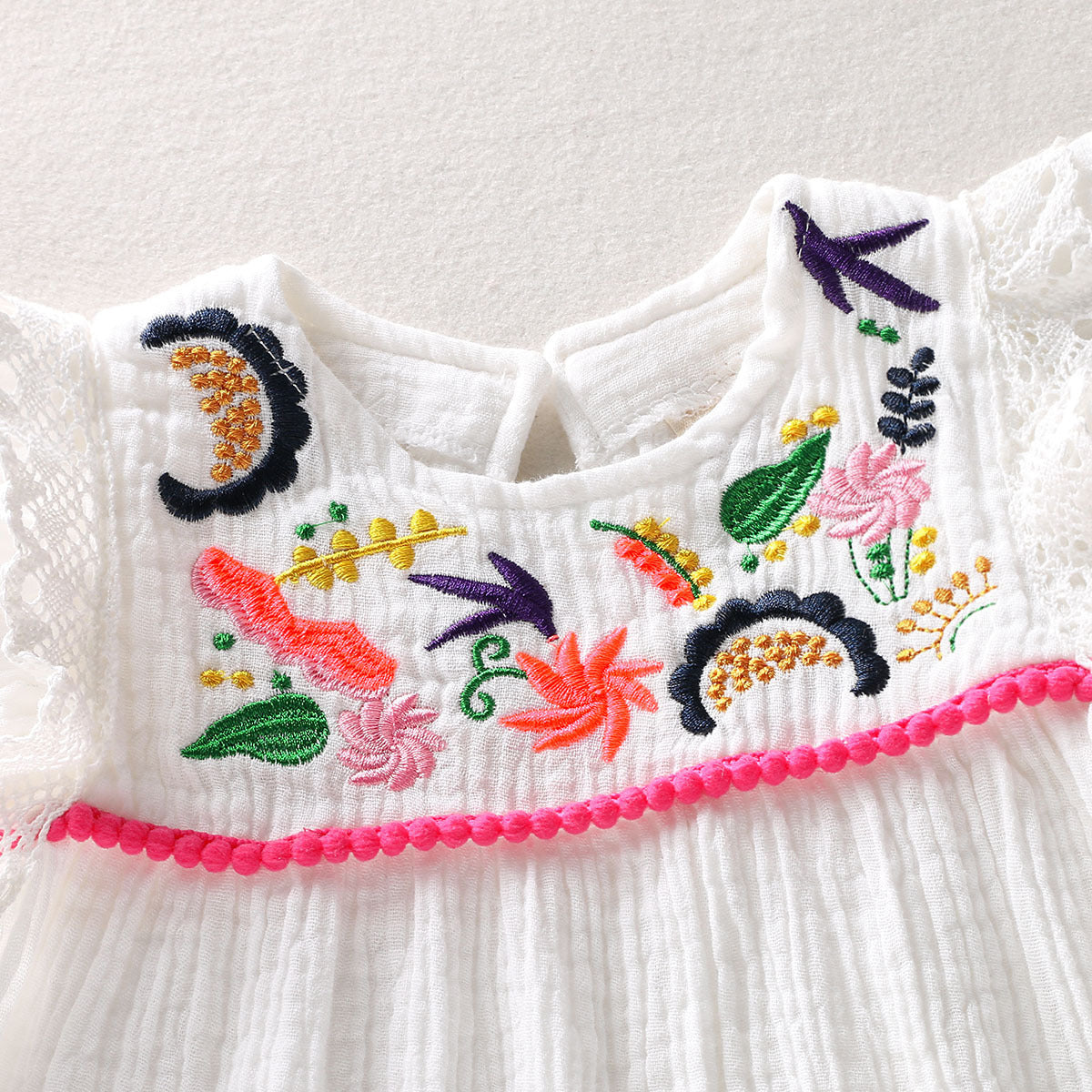 Cotton Embroidery Princess Dress