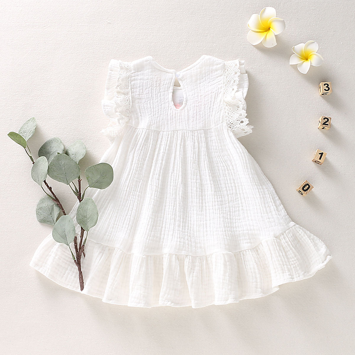 Cotton Embroidery Princess Dress