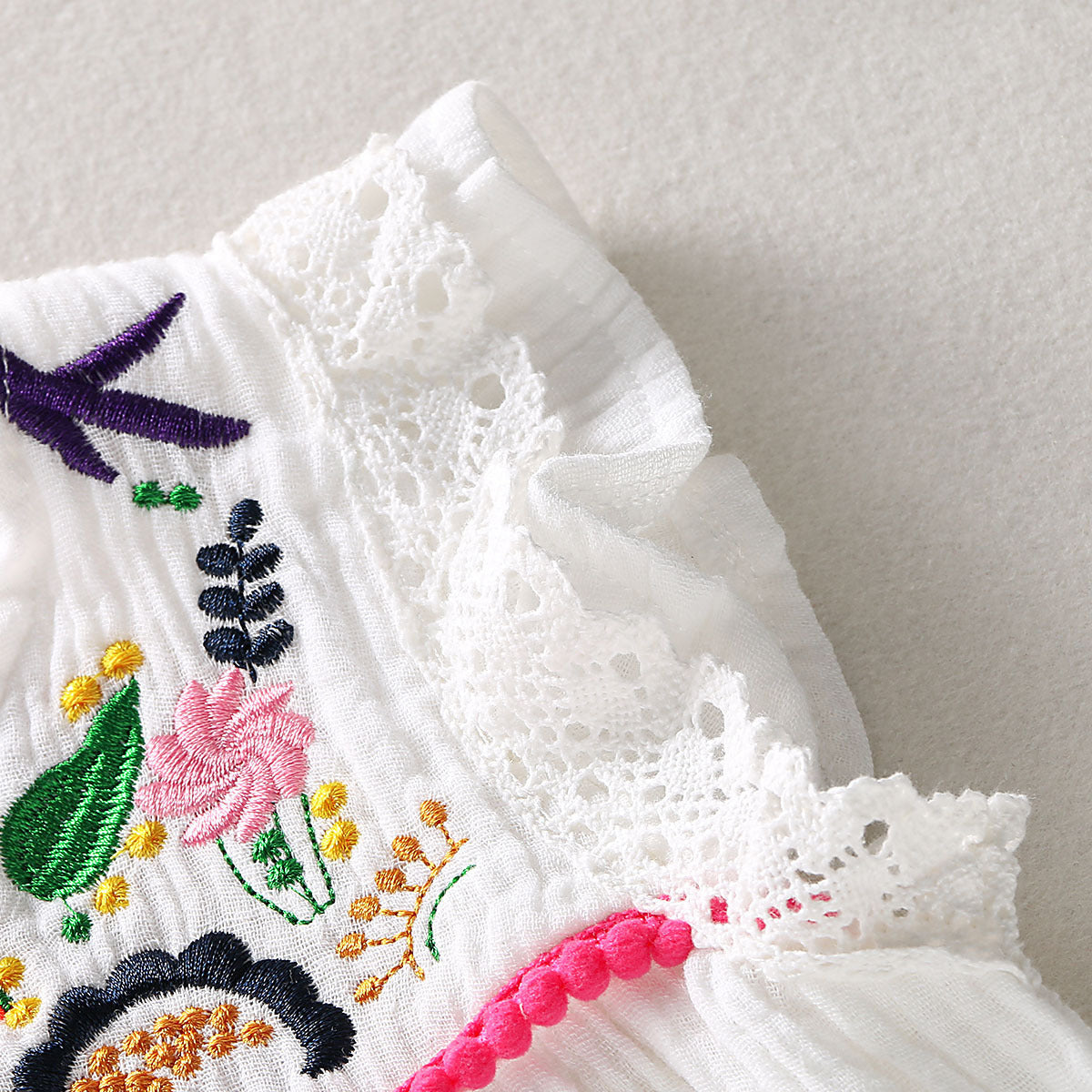 Cotton Embroidery Princess Dress
