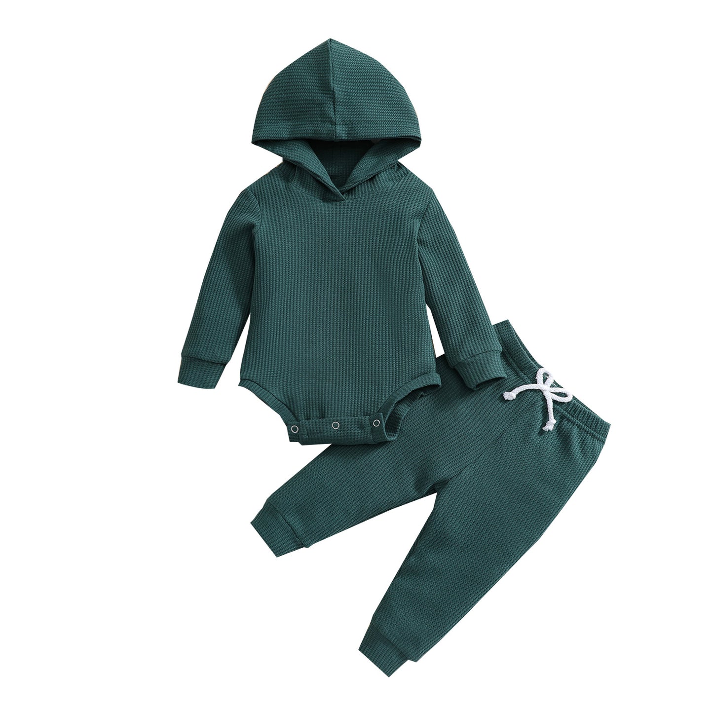 Acorn Hooded Romper Set