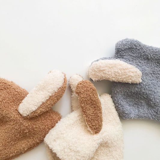 Bunny-Ear Fleece Bonnet