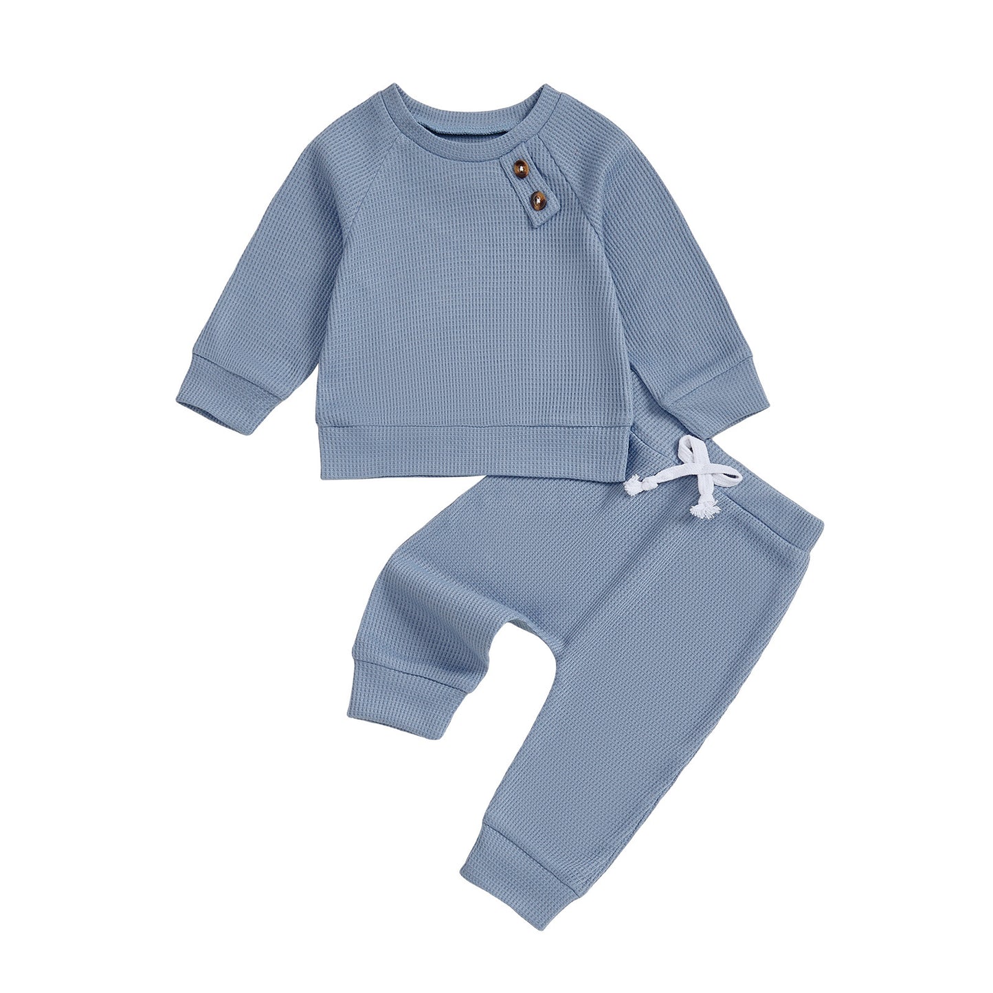 Meadow Waffle Set - dusk blue