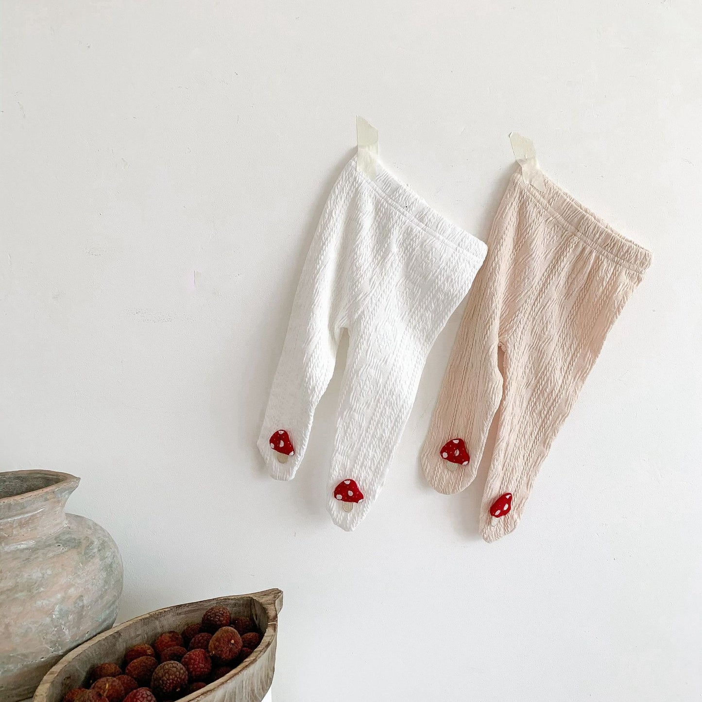 Mushroom Knit Pantyhose