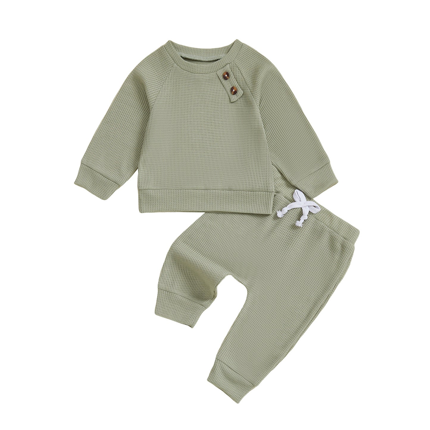 Meadow Waffle Set - sage