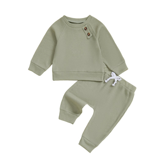 Meadow Waffle Set - sage