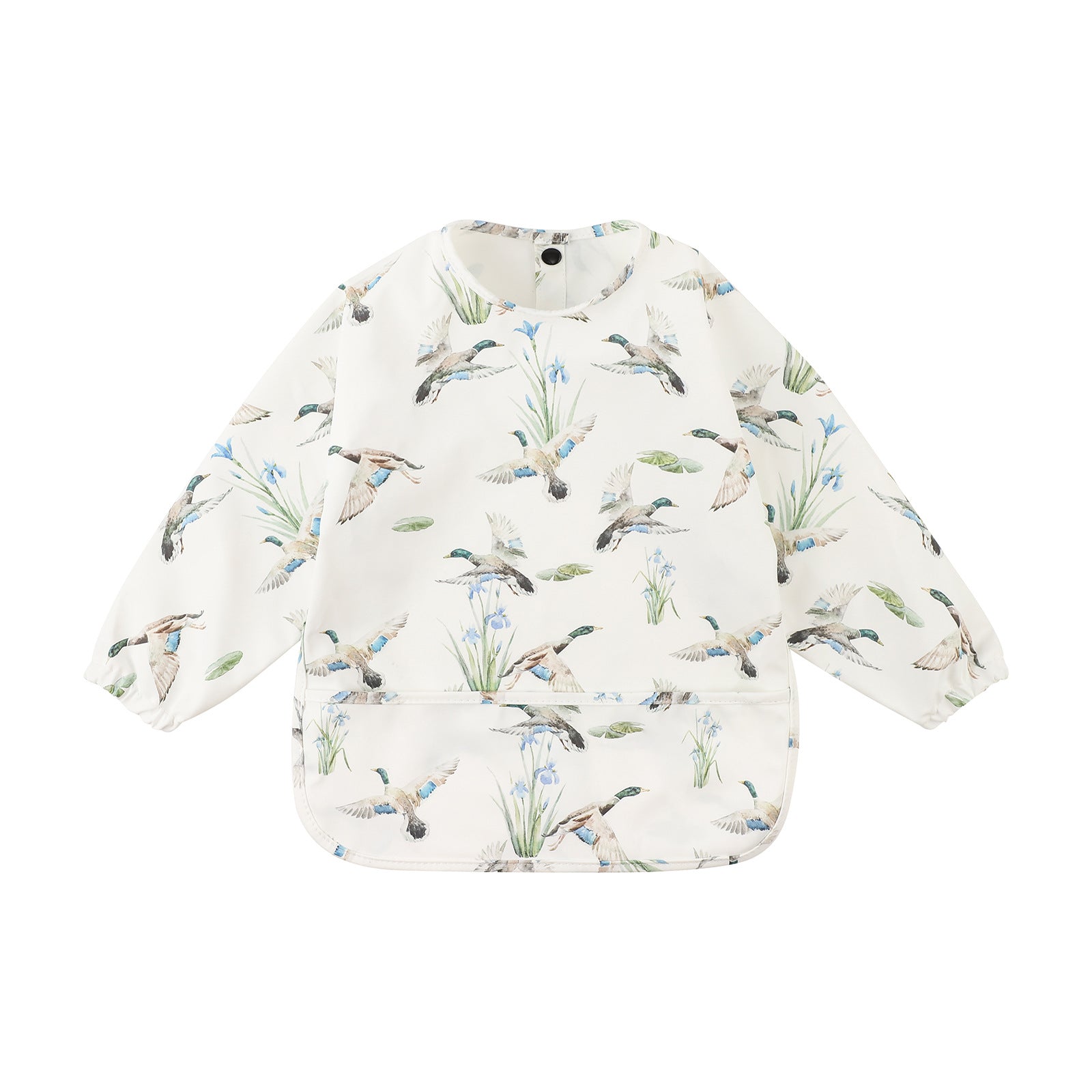 Acorn Hollow Bib Meadow Duck print