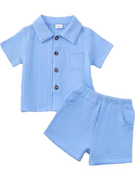 Cotton-Linen Lapel Set