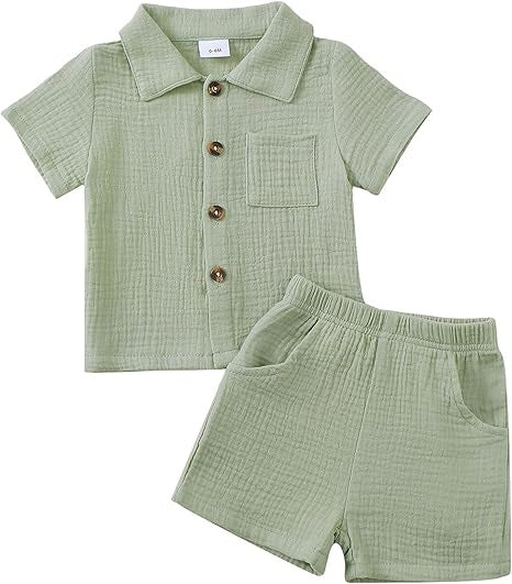 Cotton-Linen Lapel Set