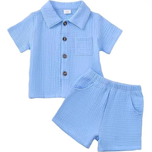 Cotton-Linen Lapel Set