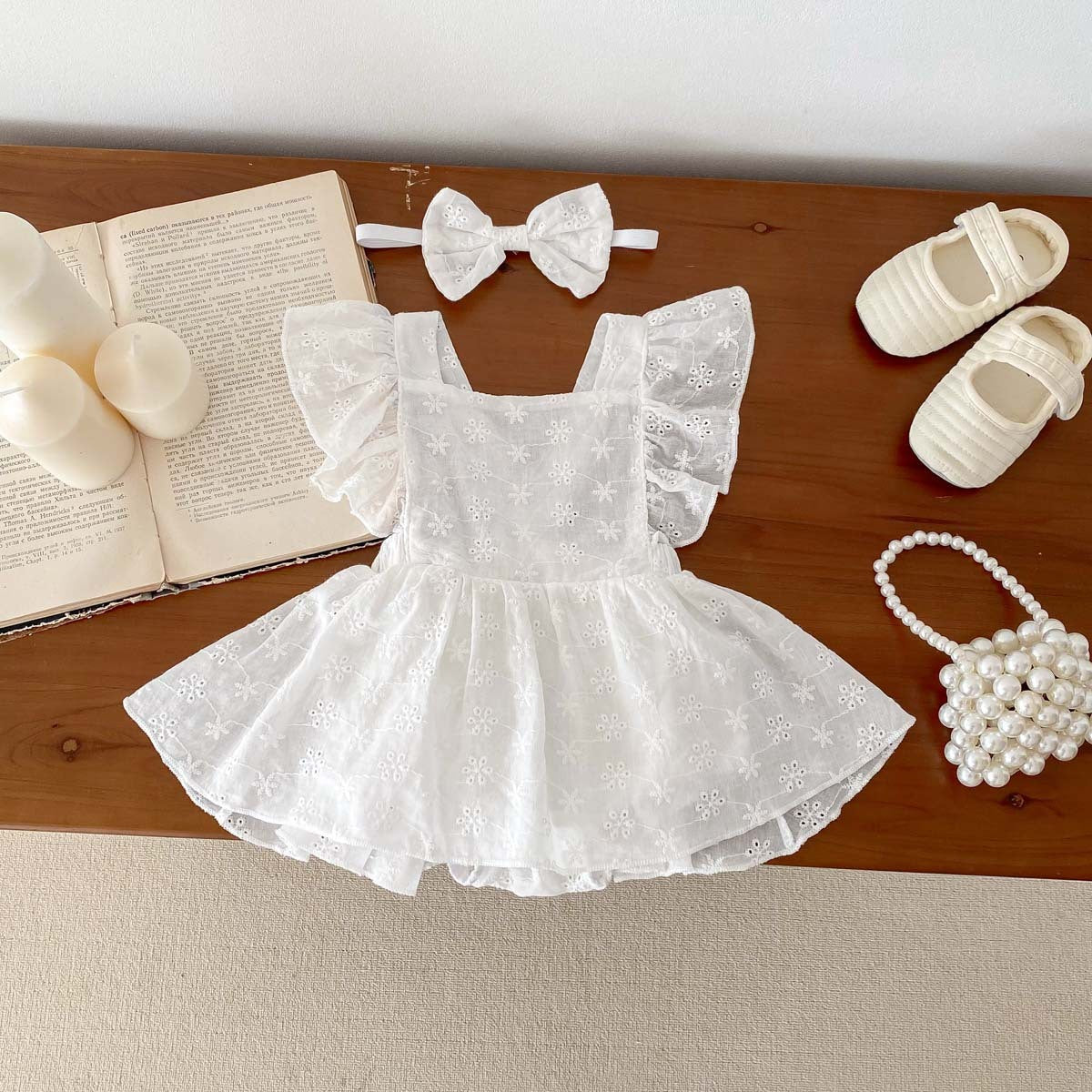 Flounced Lace Princess Jumpsuit