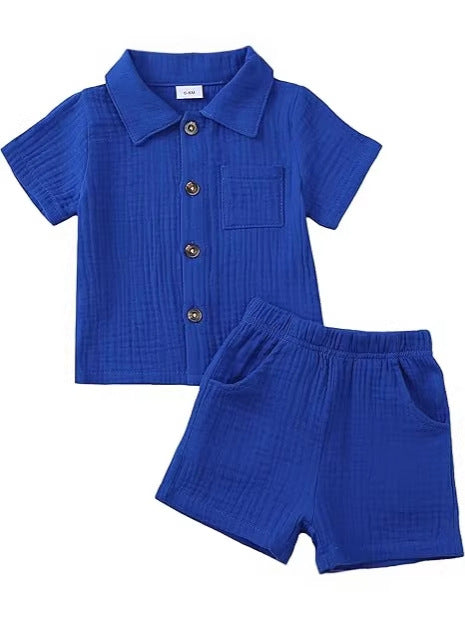 Cotton-Linen Lapel Set