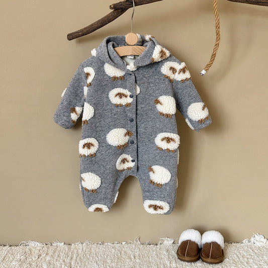 Little Lamb Fleece Romper