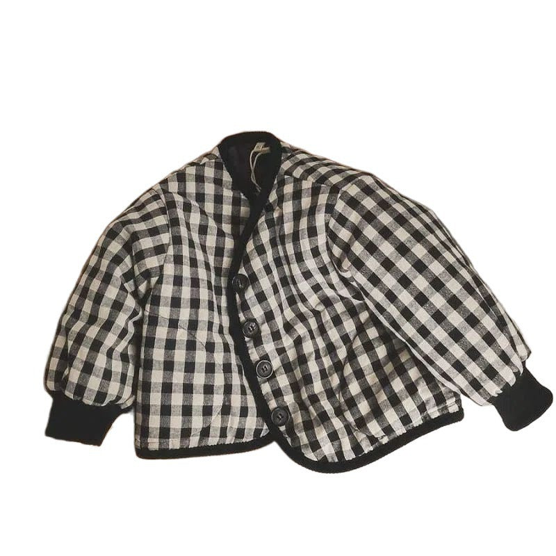 Acorn Gingham Jacket - flat lay