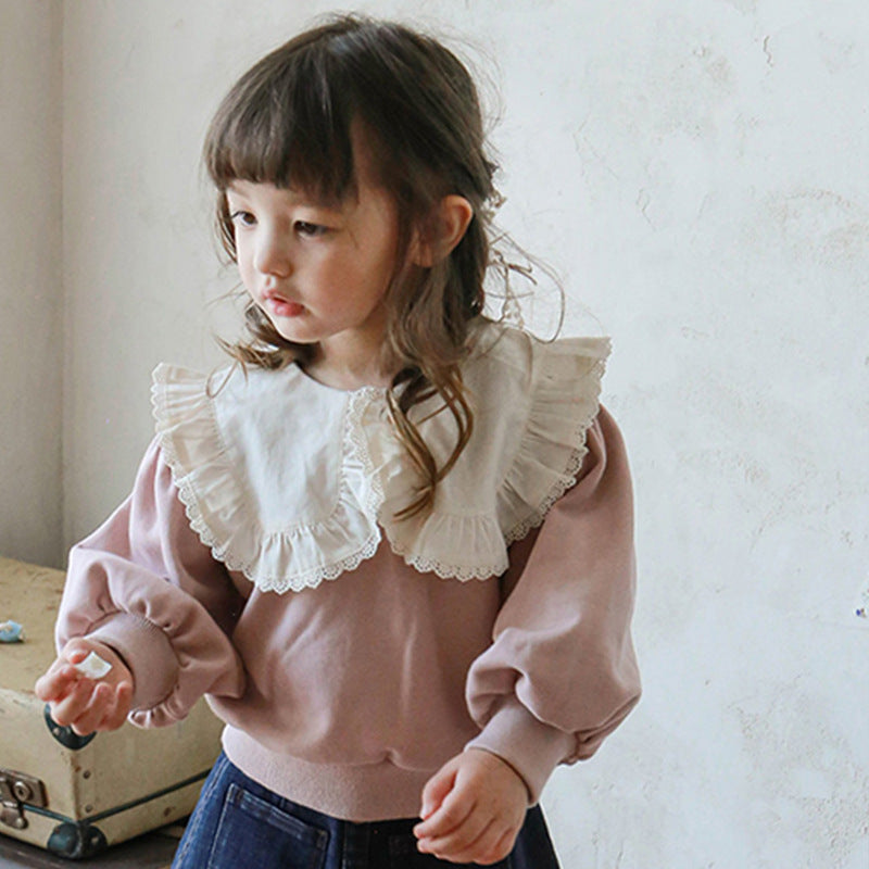 Lace-Collar Sweet Sweater